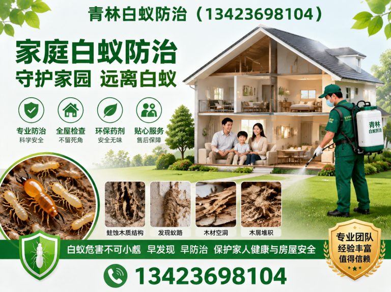 广州别墅白蚁防治展示图